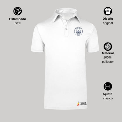 Playera Polo Dry Fit Unisex Poliéster Torneo de la Amistad D2E Oxford