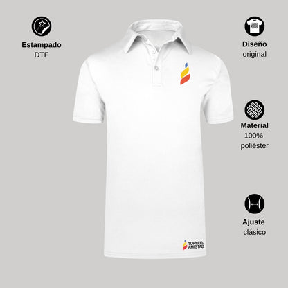 Playera Polo Dry Fit Unisex Poliéster Torneo de la Amistad D5