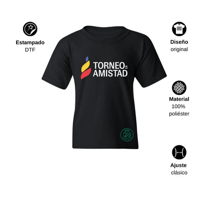 Playera Dry Fit Infantil Poliéster Torneo de la Amistad D3T Irish