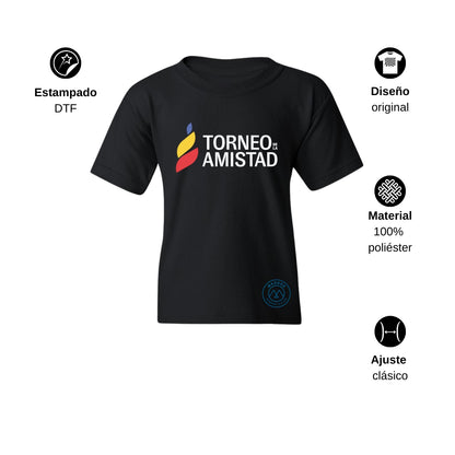 Playera Dry Fit Infantil Poliéster Torneo de la Amistad D3T Maddox