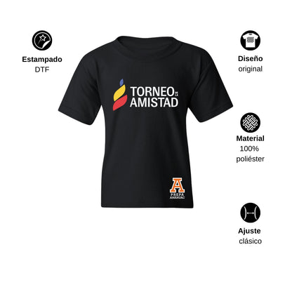 Playera Dry Fit Infantil Poliéster Torneo de la Amistad D3T Prepa Anahuac