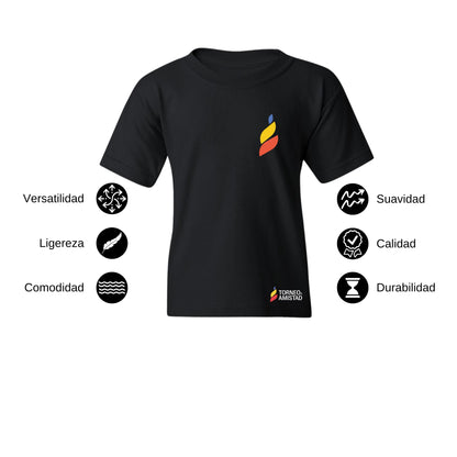 Playera Dry Fit Infantil Poliéster Torneo de la Amistad D5