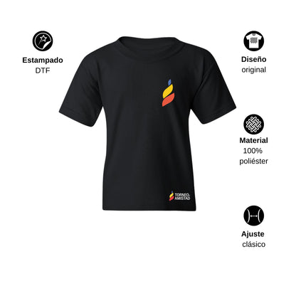 Playera Dry Fit Infantil Poliéster Torneo de la Amistad D5