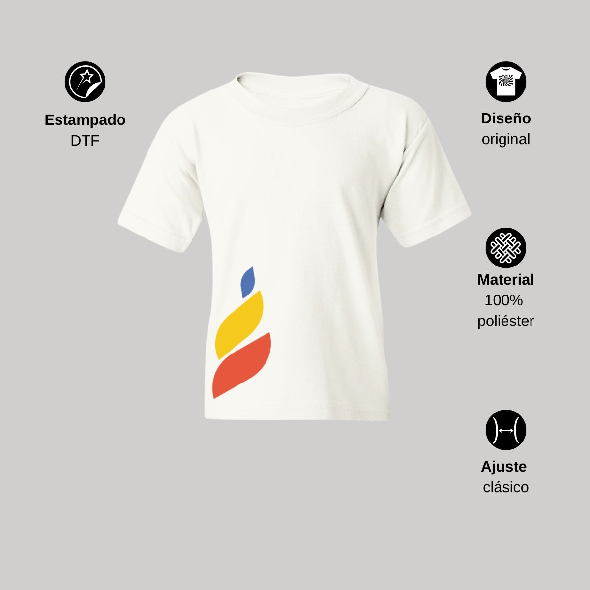Playera Dry Fit Infantil Poliéster Torneo de la Amistad D1