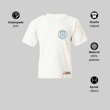 Playera Dry Fit Infantil Poliéster Torneo de la Amistad D2E Maddox