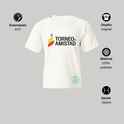 Playera Dry Fit Infantil Poliéster Torneo de la Amistad D3T Irish