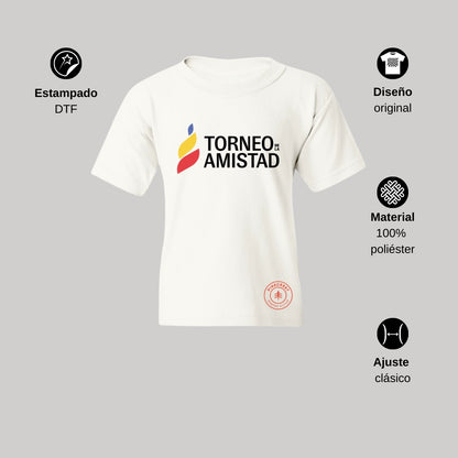 Playera Dry Fit Infantil Poliéster Torneo de la Amistad D3T Pinecrest