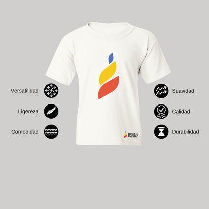 Playera Dry Fit Infantil Poliéster Torneo de la Amistad D4