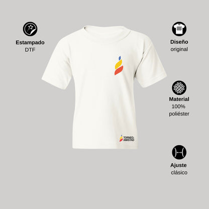 Playera Dry Fit Infantil Poliéster Torneo de la Amistad D5