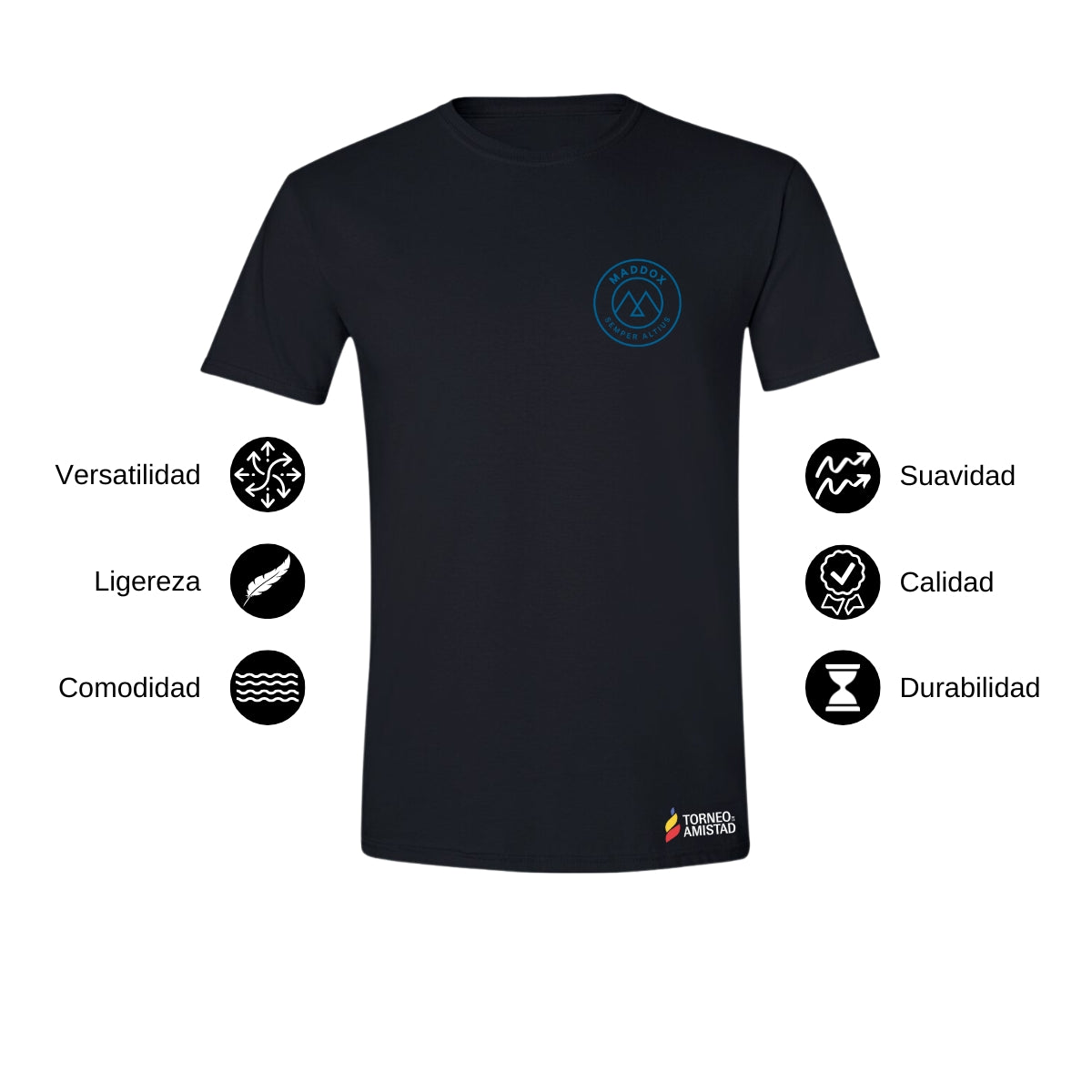 Playera Hombre Algodón Torneo de la Amistad D2E Maddox