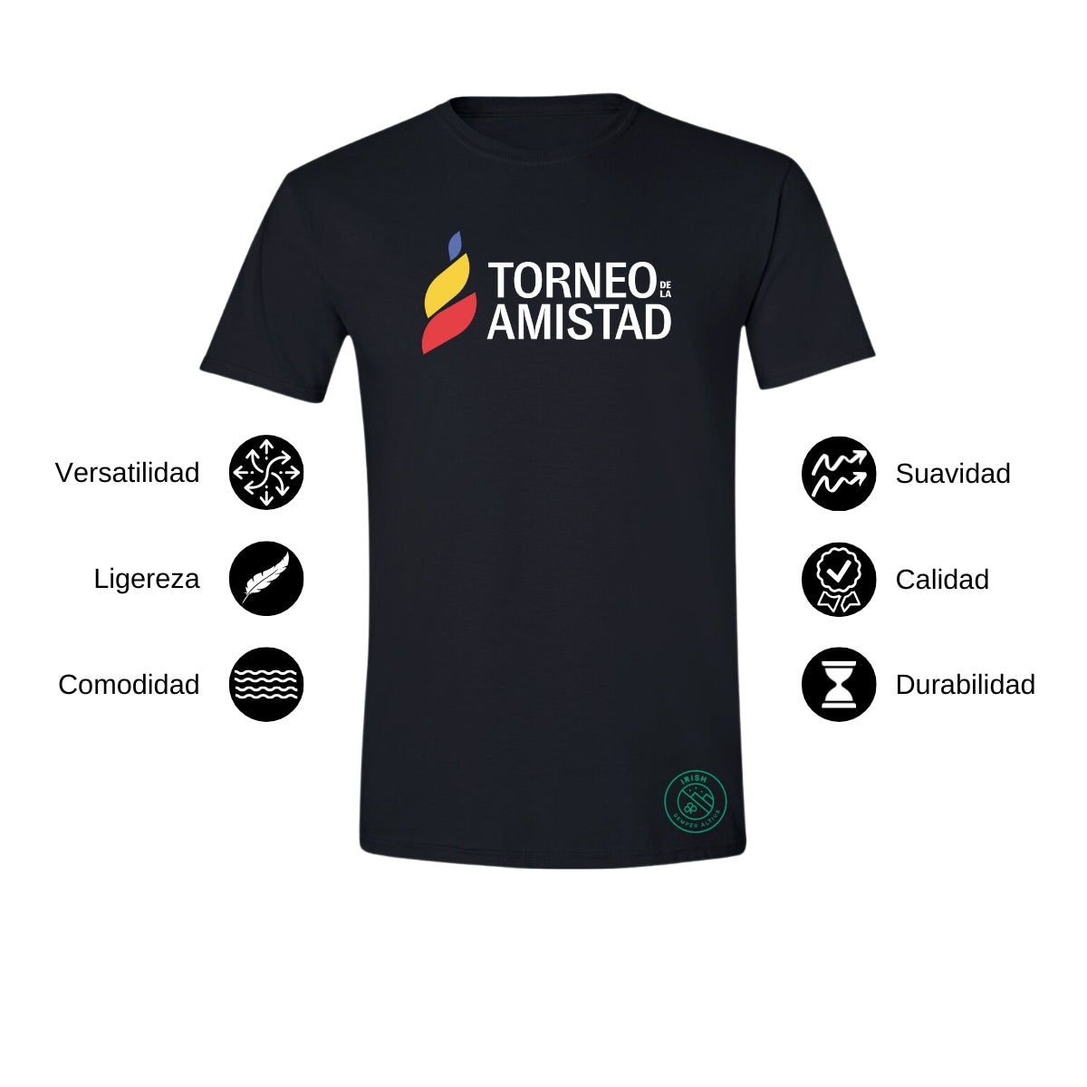 Playera Hombre Algodón Torneo de la Amistad D3T Irish