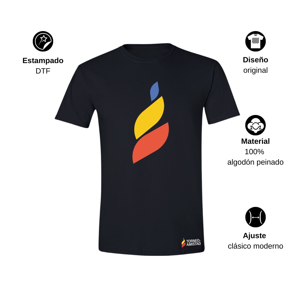 Playera Hombre Algodón Torneo de la Amistad D4