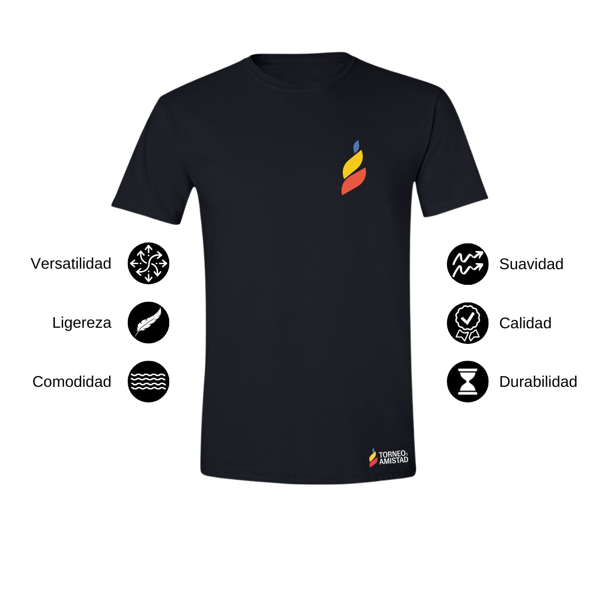 Playera Hombre Algodón Torneo de la Amistad D5
