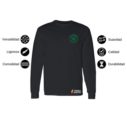 Playera Manga Larga Unisex Algodón Torneo de la Amistad D2E Del Bosque