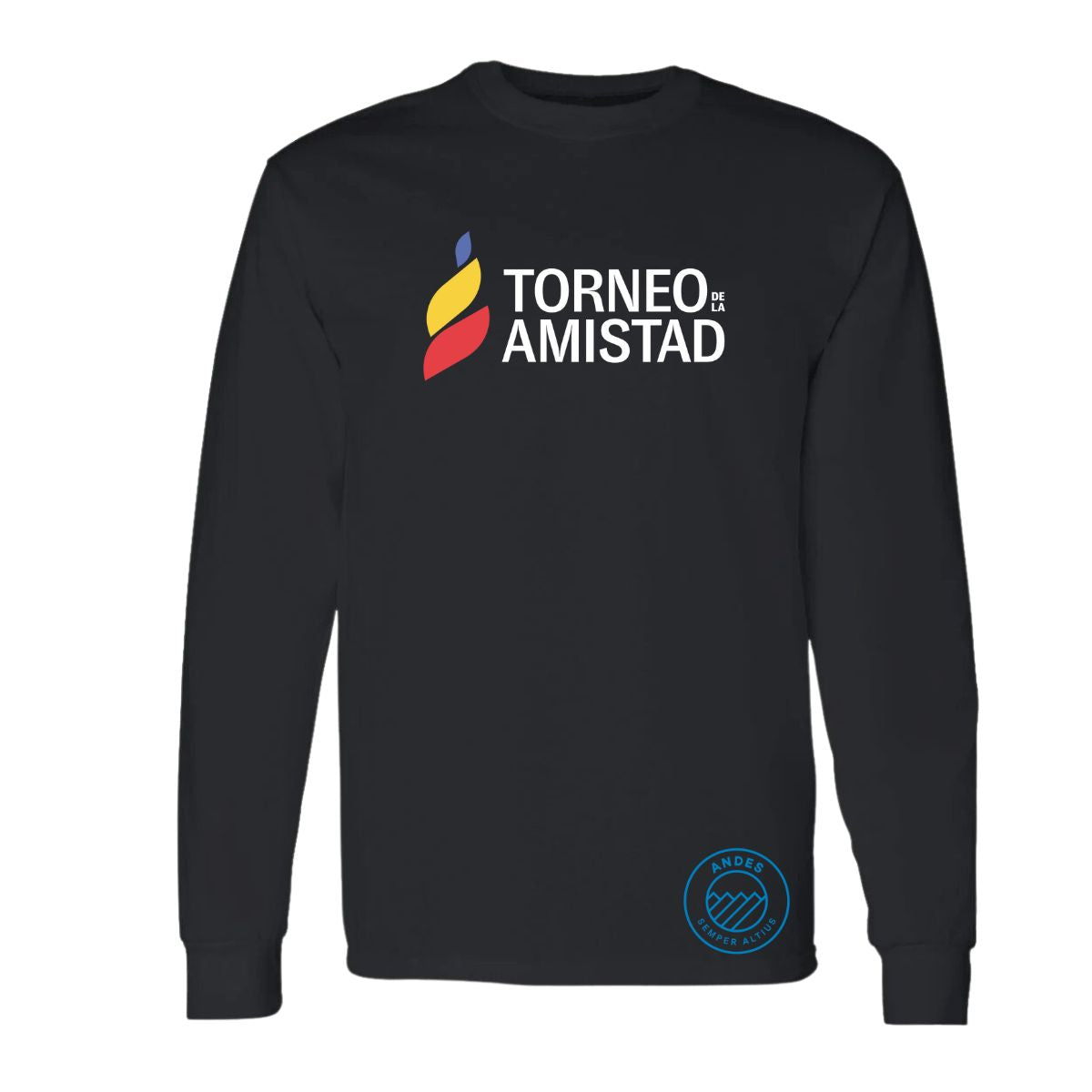 Playera Manga Larga Unisex Algodón Torneo de la Amistad D3T Andes