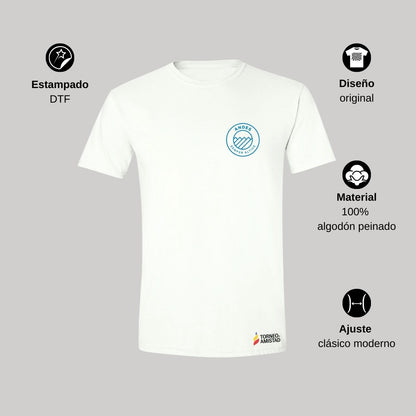 Playera Hombre Algodón Torneo de la Amistad D2E Andes