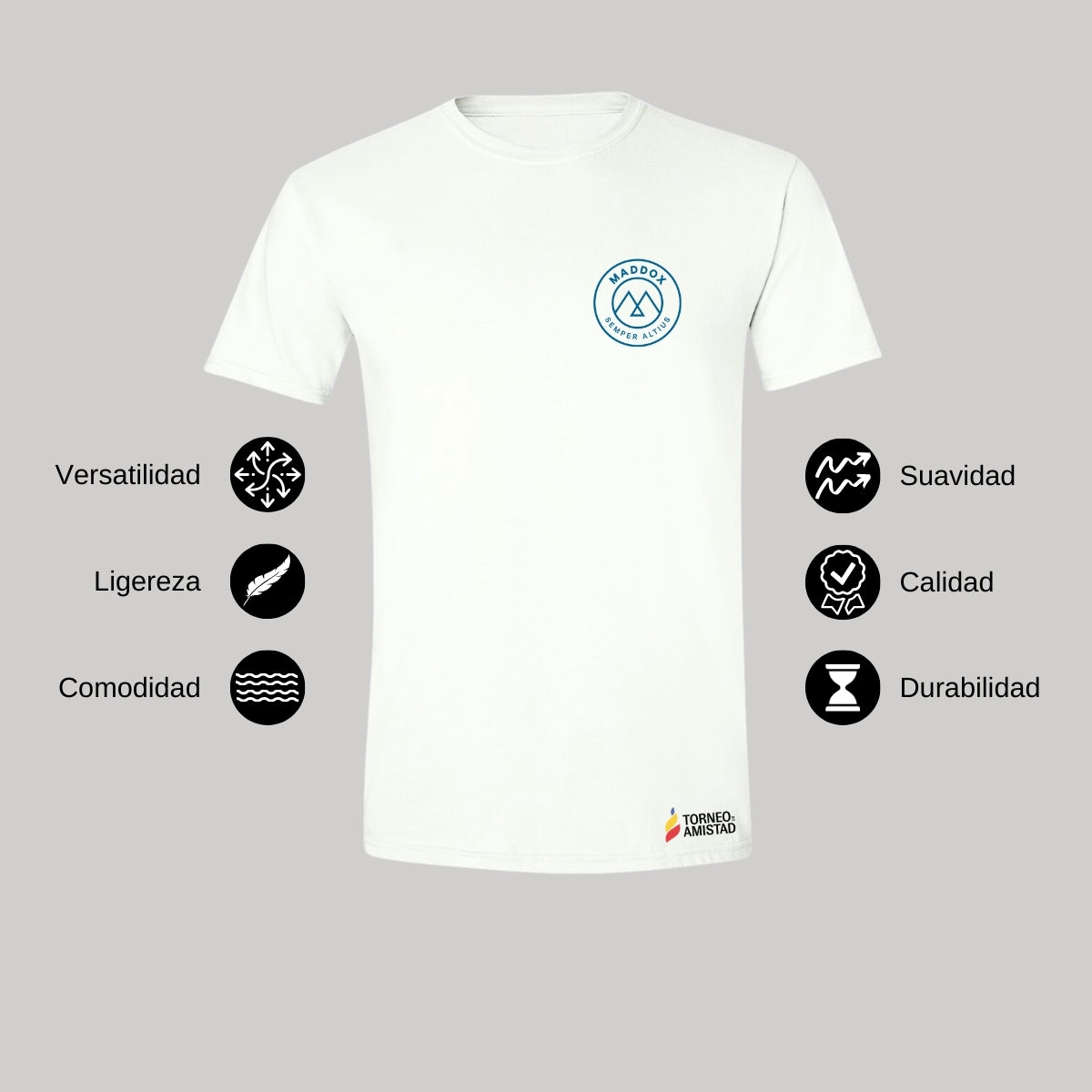 Playera Hombre Algodón Torneo de la Amistad D2E Maddox