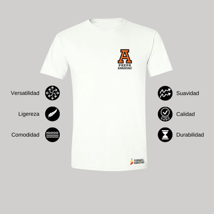 Playera Hombre Algodón Torneo de la Amistad D2E Prepa Anahuac