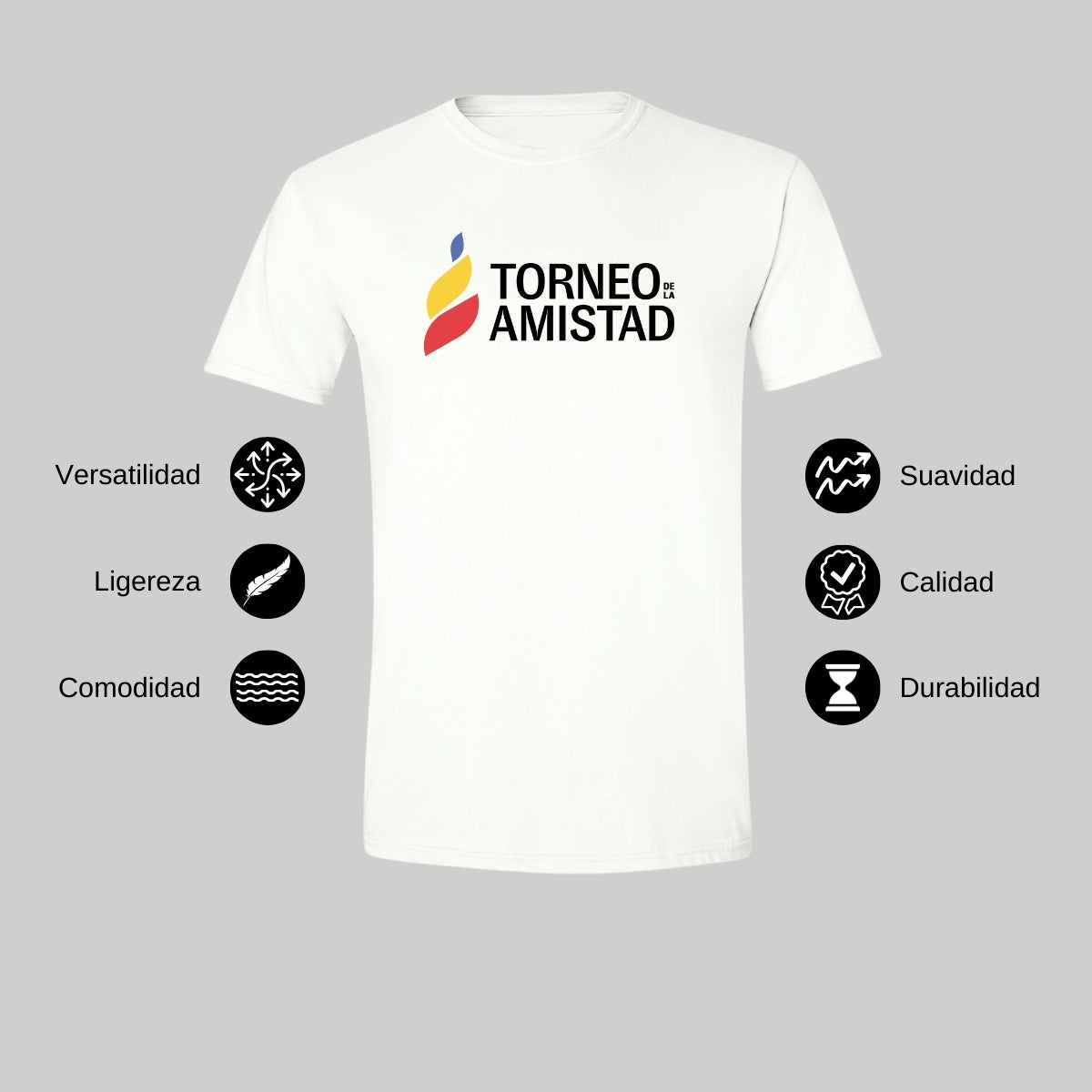 Playera Hombre Algodón Torneo de la Amistad D3
