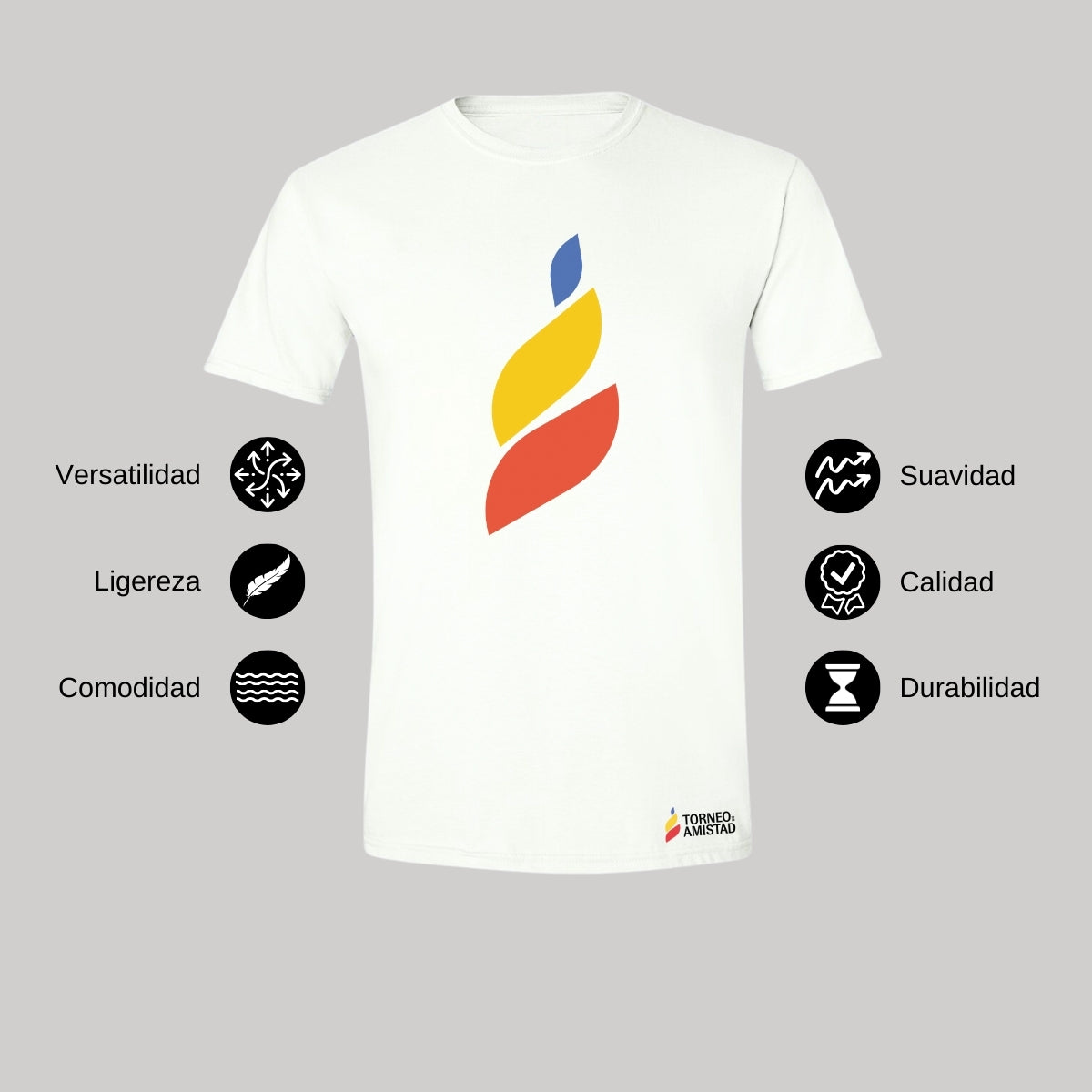 Playera Hombre Algodón Torneo de la Amistad D4