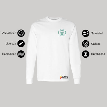 Playera Manga Larga Unisex Algodón Torneo de la Amistad D2E Alpes