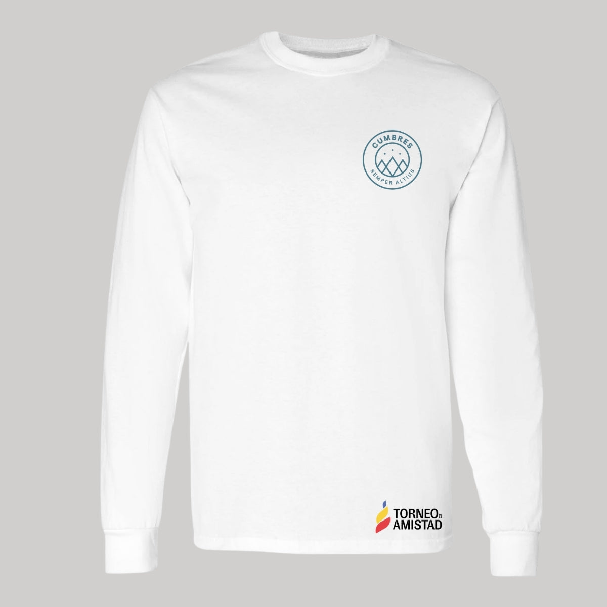 Playera Manga Larga Unisex Algodón Torneo de la Amistad D2E Cumbres