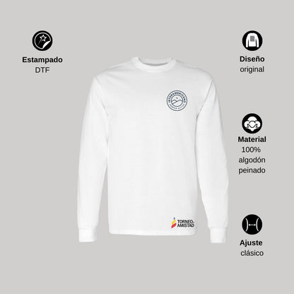 Playera Manga Larga Unisex Algodón Torneo de la Amistad D2E Interamericano