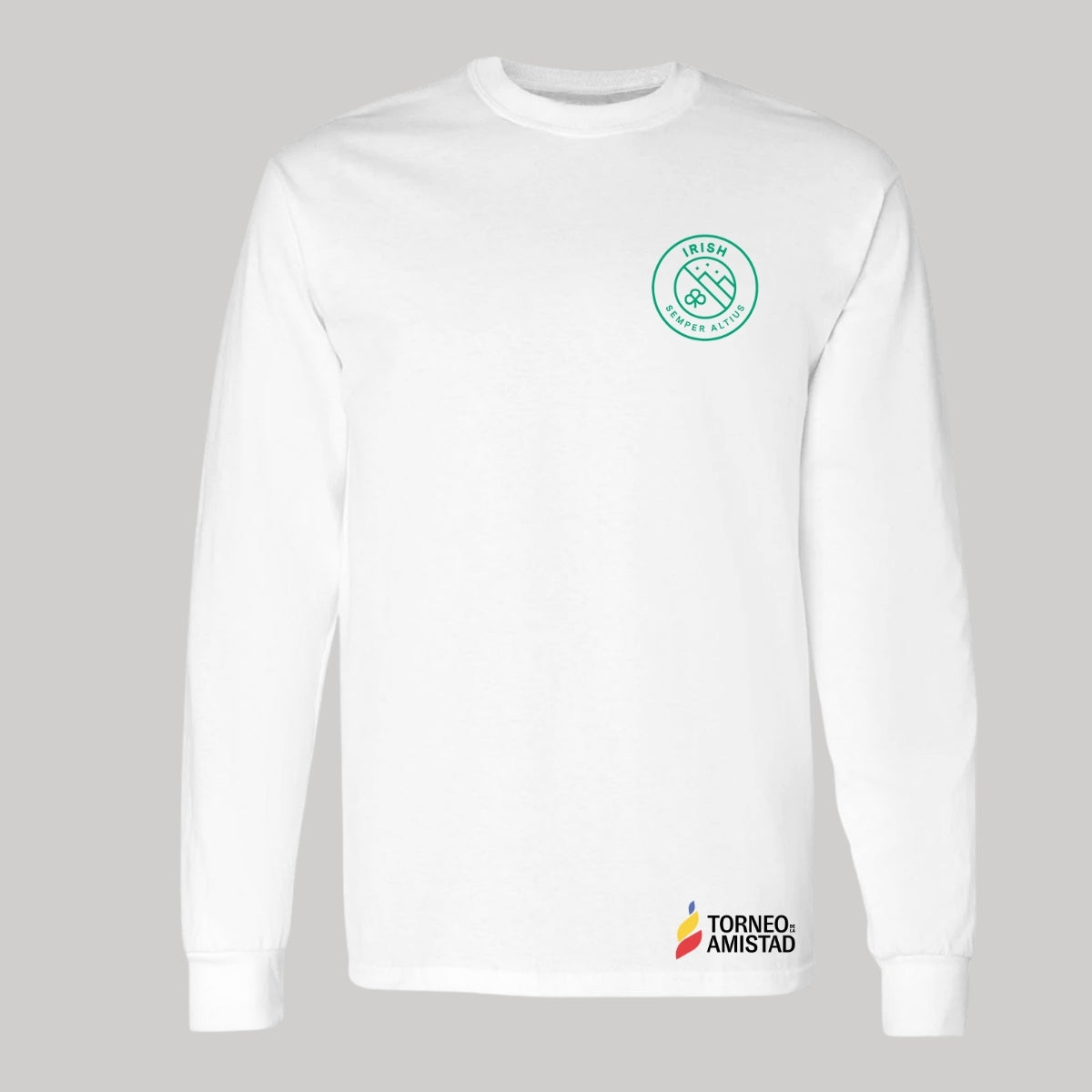 Playera Manga Larga Unisex Algodón Torneo de la Amistad D2E Irish