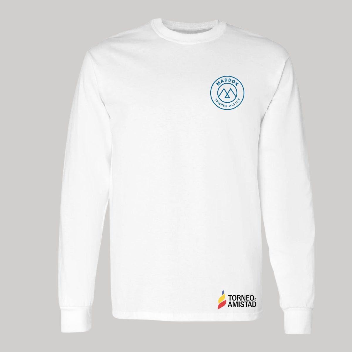 Playera Manga Larga Unisex Algodón Torneo de la Amistad D2E Maddox