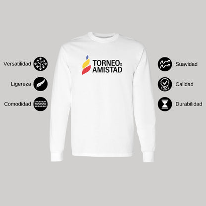 Playera Manga Larga Unisex Algodón Torneo de la Amistad D3