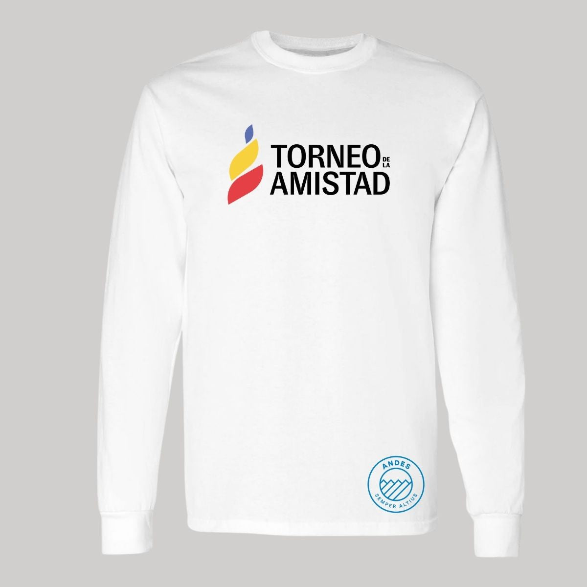 Playera Manga Larga Unisex Algodón Torneo de la Amistad D3T Andes