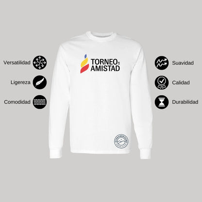 Playera Manga Larga Unisex Algodón Torneo de la Amistad D3T Interamericano