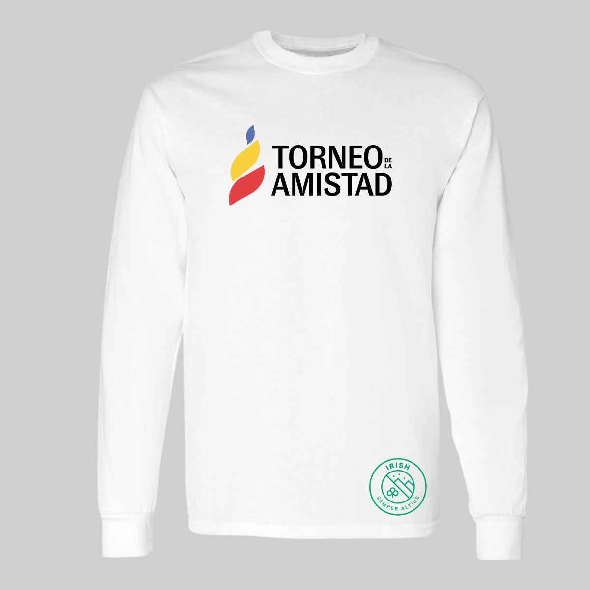 Playera Manga Larga Unisex Algodón Torneo de la Amistad D3T Irish