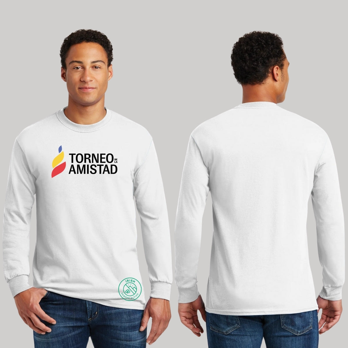 Playera Manga Larga Unisex Algodón Torneo de la Amistad D3T Irish