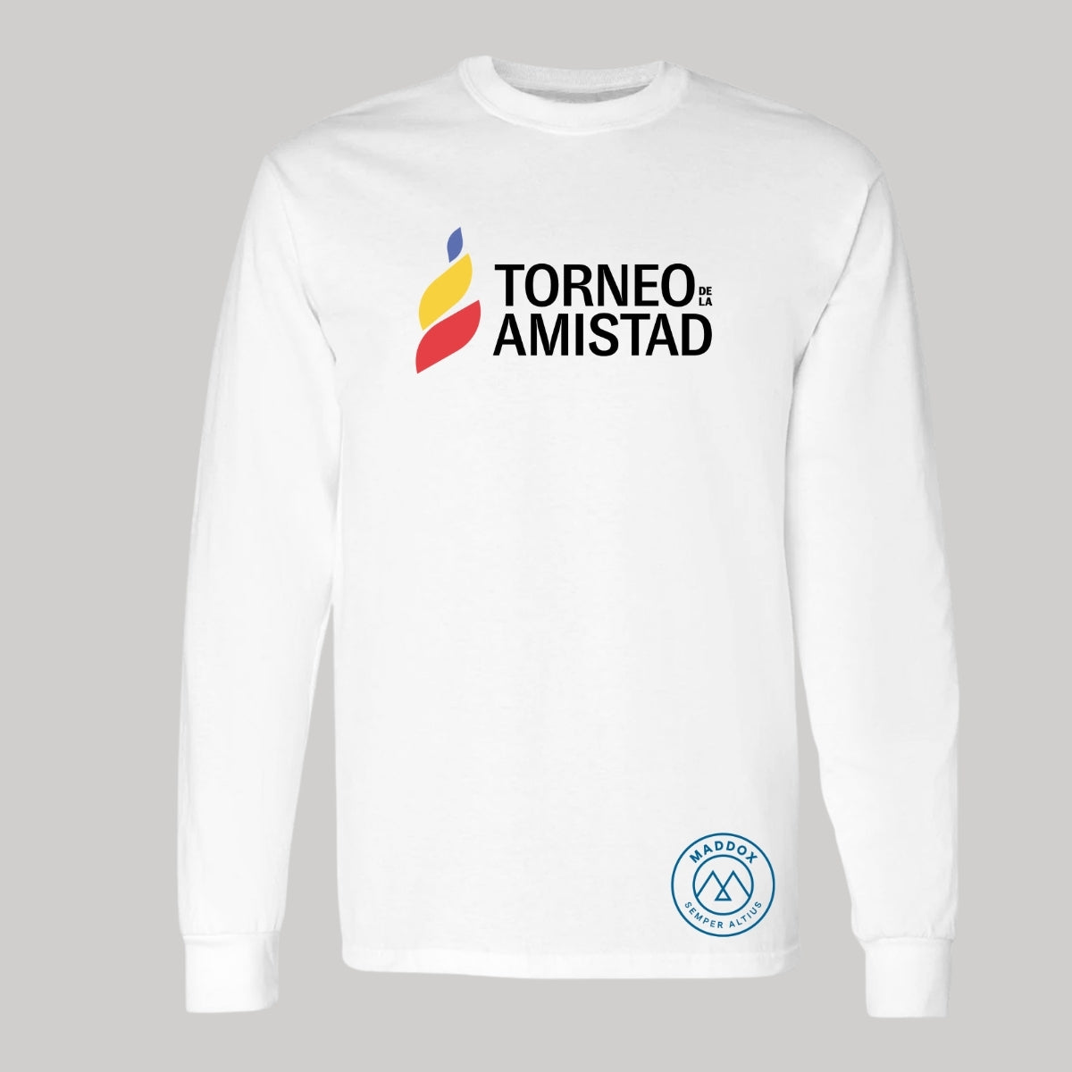 Playera Manga Larga Unisex Algodón Torneo de la Amistad D3T Maddox