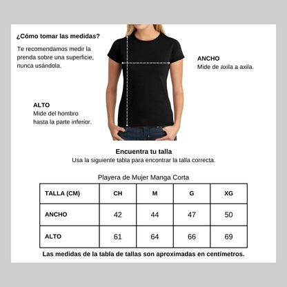 Playera Mujer Algodón Torneo de la Amistad D1E Cumbres