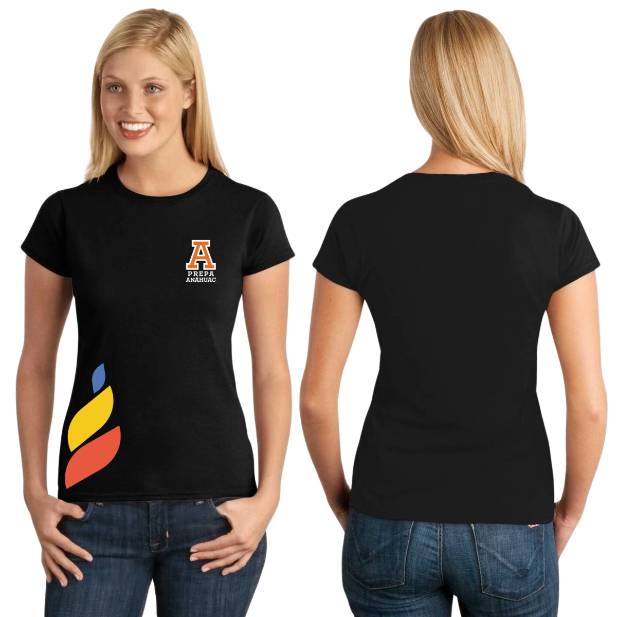 Playera Mujer Algodón Torneo de la Amistad D1E Prepa Anahuac