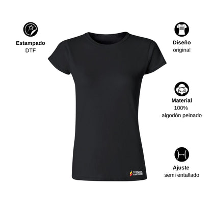 Playera Mujer Algodón Torneo de la Amistad D2