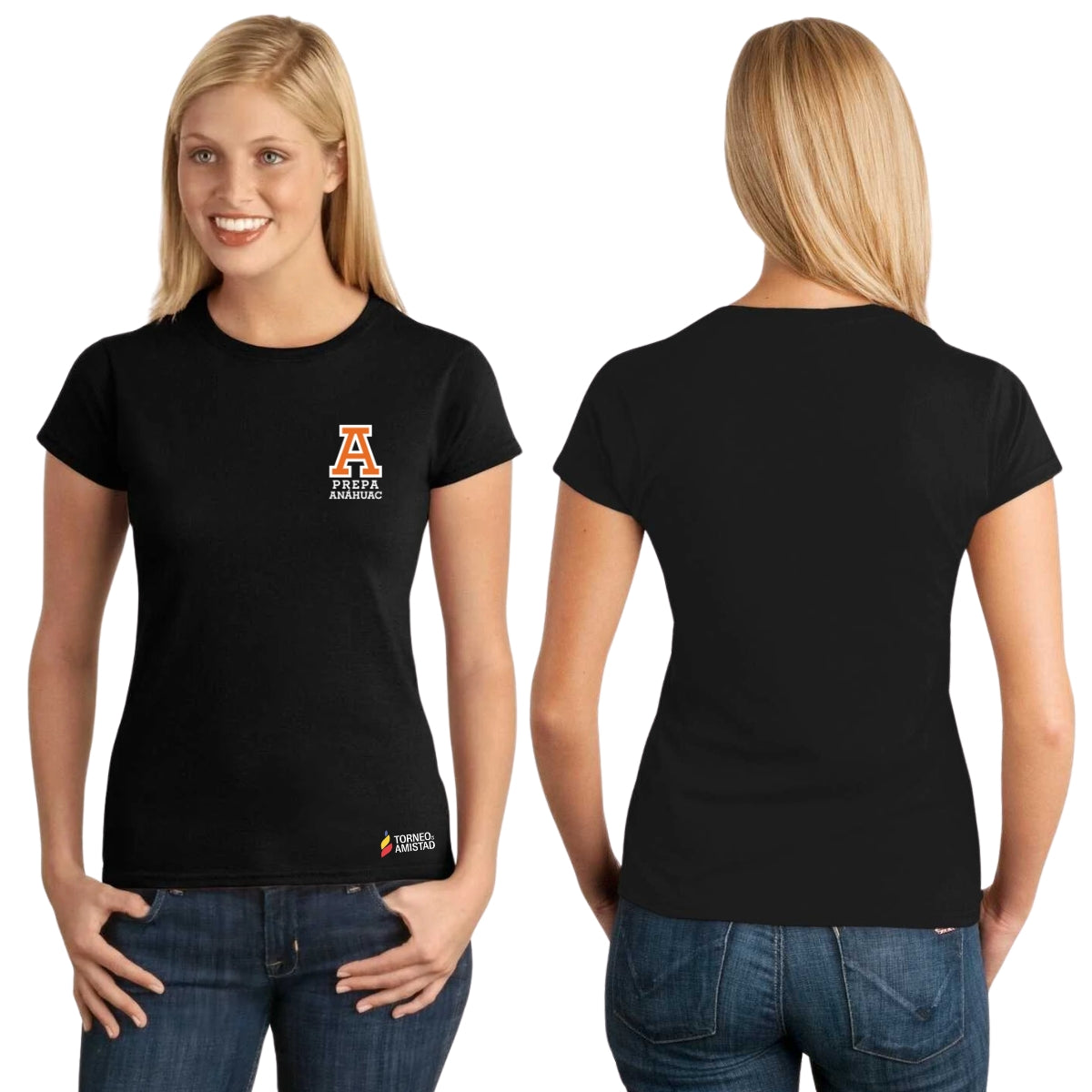 Playera Mujer Algodón Torneo de la Amistad D2E Prepa Anahuac