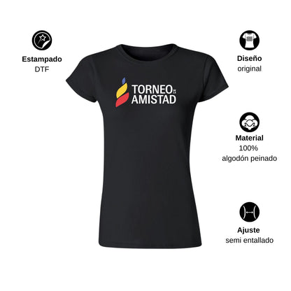 Playera Mujer Algodón Torneo de la Amistad D3