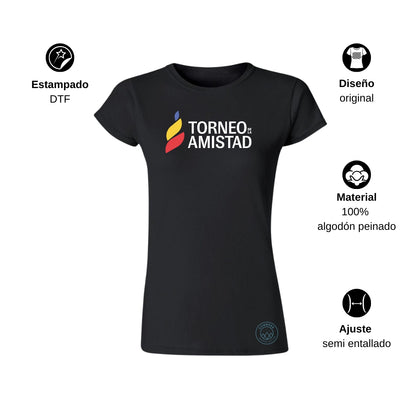 Playera Mujer Algodón Torneo de la Amistad D3T Cumbres