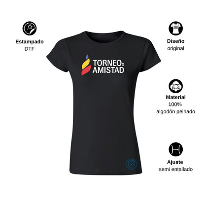 Playera Mujer Algodón Torneo de la Amistad D3T Maddox