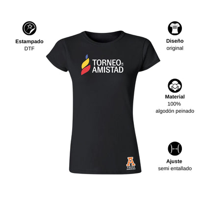Playera Mujer Algodón Torneo de la Amistad D3T Prepa Anahuac