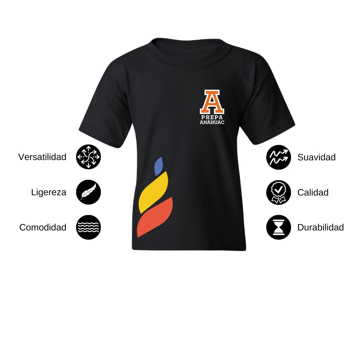 Playera Infantil Algodón Torneo de la Amistad D1E Prepa Anahuac