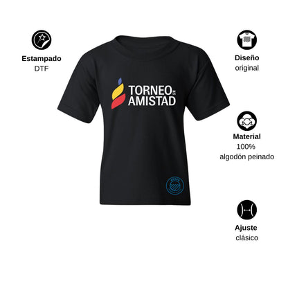 Playera Infantil Algodón Torneo de la Amistad D3T Andes