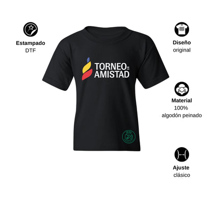 Playera Infantil Algodón Torneo de la Amistad D3T Irish