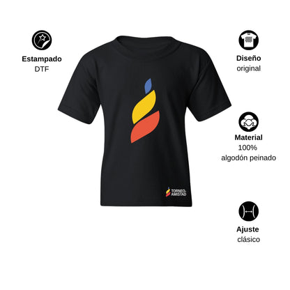 Playera Infantil Algodón Torneo de la Amistad D4