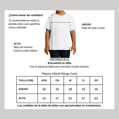 Playera Infantil Algodón Torneo de la Amistad D1E Alpes
