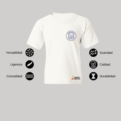 Playera Infantil Algodón Torneo de la Amistad D2E Himalaya