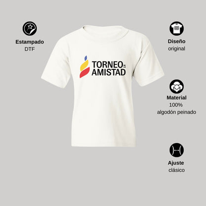 Playera Infantil Algodón Torneo de la Amistad D3